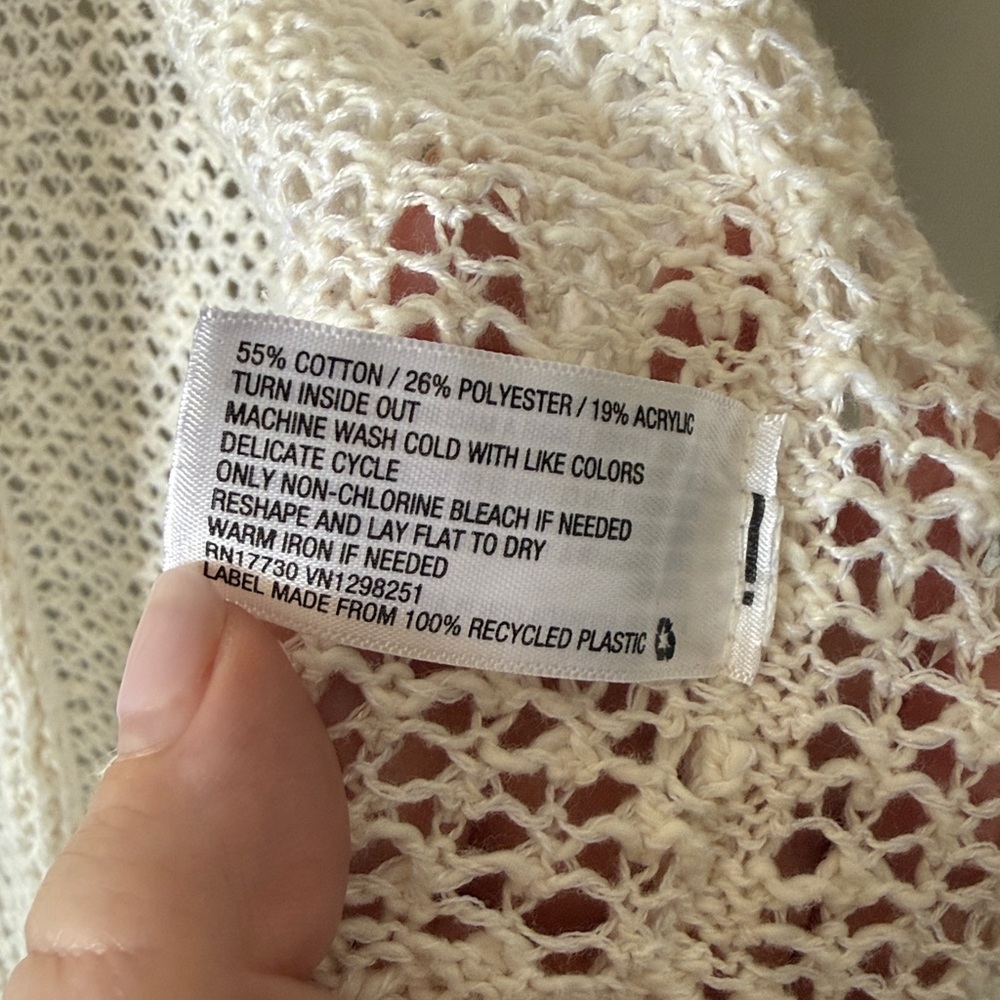 Universal Thread Open Knit Longline Cardigan - Picture 6 of 7